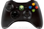 Xbox 360 bežični kontroler crni (Xbox 360 - novo) kompatibilni